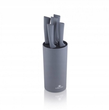 Набор из 5 ножей в блоке GERLACH Smart GREY.