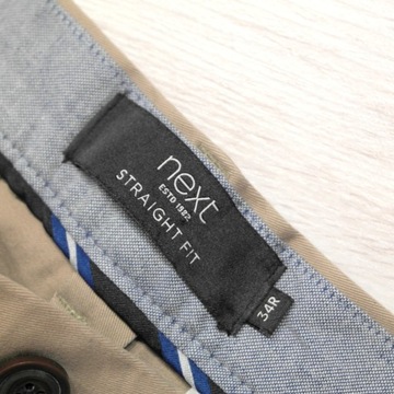 NEXT _ CHINO FIRMOWE SPODENKI Z LOGO _ W34