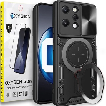 Etui Case Pokrowiec OXYGEN RR do Xiaomi Redmi 12 4G + SZKŁO HARTOWANE
