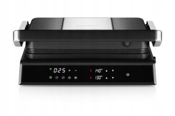 ЭЛЕКТРИЧЕСКИЙ ГРИЛЬ РЕГУЛИРОВКА ТЕМПЕРАТУРЫ С ВОЗМОЖНОСТЬЮ РАСШИРЕНИЯ 5 ПРОГРАММ TRANSA 2200W