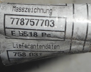 BMW E46 PŘÍVOD KABEL OHŘÍVAČ SVÍČEK 778757703