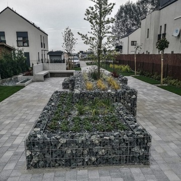 Серпентинитовый зеленый камень для забора ГАБИОН