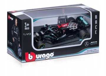 BOLID F1 Mercedes AMG W12 E Bottas 1:43 BBURAGO