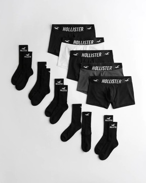 HOLLISTER Boxer Brief & Sock Combo 5-Pack M