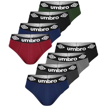 Umbro Slipy Majtki Męskie Bawełniane Zestaw BM206 8 sztuk Rozmiar XXL