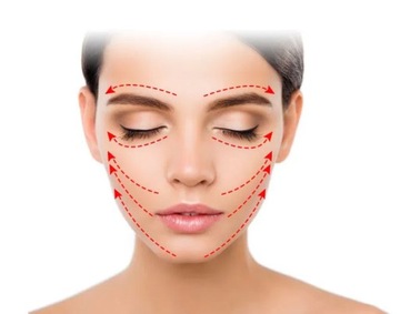 Роллер для массажа лица, шеи и декольте, розовый