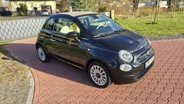 Fiat 500 II CC Seria 4 1.2 69KM 2019 Fiat 500 C Cabrio Śliczny Dolcevita 37 tys prz, zdjęcie 8