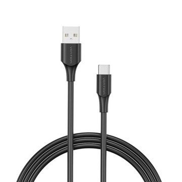Kabel USB Vention CTHBH Czarny 2 m (1 Sztuk)