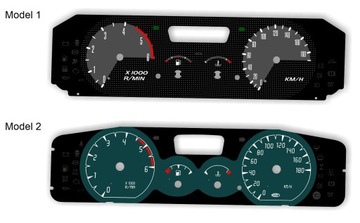 NISSAN TERRANO KOTOUČE PŘÍSTROJOVÁ DESKA MPH NA KMH BUDÍKY