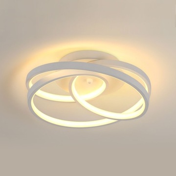 LAMPA SUFITOWA LED LAMPA PLAFON LAMPA WISZACA BIAŁY 3000K NOWOCZESNA