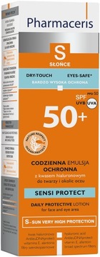 Emulsja do opalania do twarzy Pharmaceris S 50 SPF 50 ml