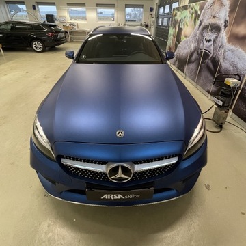 HX20236S Атласная фольга CELESTIAL BLUE MET 152 x 50см