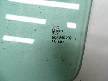 SKLO (OKNO) DVEŘE PRAVÁ PRAVÝ PŘEDNÍ VW NEW BEETLE 12R 5C5845202