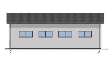 PROJEKT BUDYNKU GOSPODARCZEGO G2245