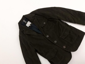 DEBENHAMS sztruksowa MARYNARKA z długim rękawem KHAKI _ 128cm