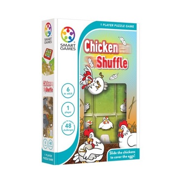 Smart Games gra Łamigłówka 4+ Chicken Shuffle kurczaki zadania wyzwania