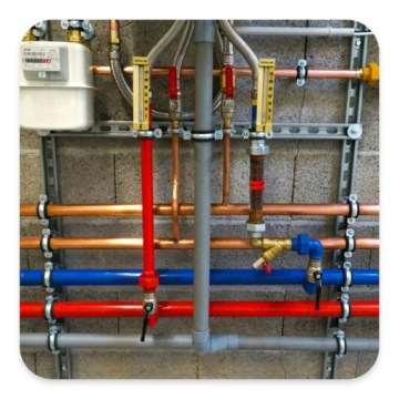 Изоляционная изоляция Медные трубы PEX 35/6 мм, красный толстый круг, рулон 1 7R