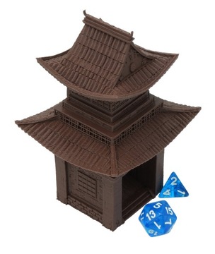 Маленькая Япония - маленькая башня для игры в кости - Конец судьбы Сёгун Крошечные башни Башня для игры в кости