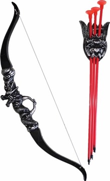 Zabawka ŁUK + 3 STRZAŁY PRZYSSAWKA 54cm ŁUCZNIK 3+