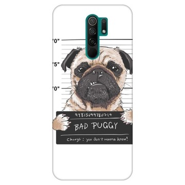 Etui do Xiaomi Redmi 9 Bad puggy mops
