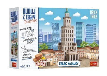 Trefl Brick Trick Buduj z cegły Pałac Kultury XL
