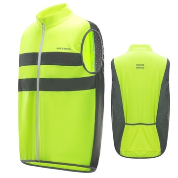ROCKBROS Odblaskowa Kamizelka Sportowa 4XL