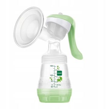 LAKTATOR RĘCZNY KOMPAKTOWY MAM Z BUTELKĄ 160 ML