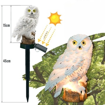 СОЛНЕЧНАЯ СВЕТОДИОДНАЯ САДОВАЯ ЛАМПА, СОВА