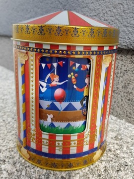Szkatułka 16x12cm Pozytywka Karuzela Cyrk Szapito