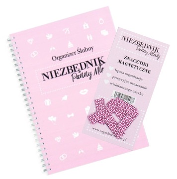 NIEZBĘDNIK PANNY MŁODEJ spirala + zakładki