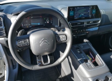 Citroen C5 Aircross SUV Facelifting 1.5 BlueHDi 131KM 2024 Citroen C5 Aircross 1,5d Perła ACC Blis Keyles Kamery 180 Fotele Ogrz.+Elek, zdjęcie 13