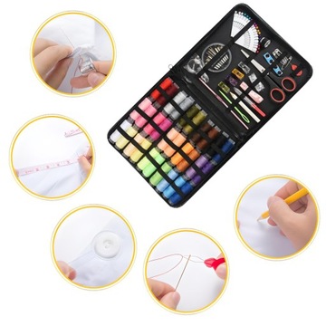 НАБОР ДЛЯ ПРИШИВАНИЯ НИТИ TAILOR SET, 112 ЭЛЕМЕНТОВ