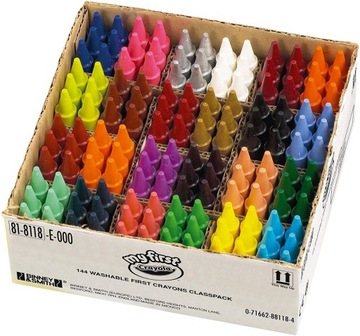 CRAYOLA 144 Kredki dla Najmłodszych JUMBO Zestaw