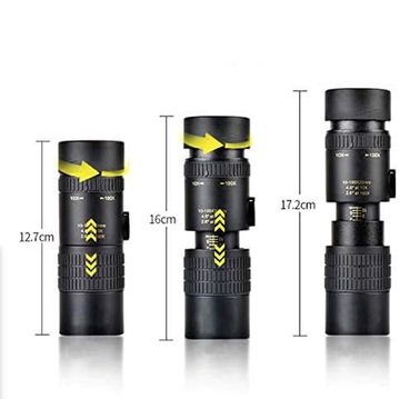 МОНОКУЛЯРНЫЙ БИНОКЛЯРНЫЙ ТЕЛЕСКОП 10-300x40 РИСКОП, НОВЫЙ