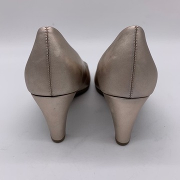 Buty damskie czółenka eleganckie GABOR rozmiar 35 1/2 perłowe 31.410.63