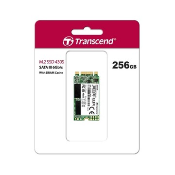 TRANSCEND 256 GB M.2 2242 MTS430S TLC SATA 3 III B+M Key DYSK SSD