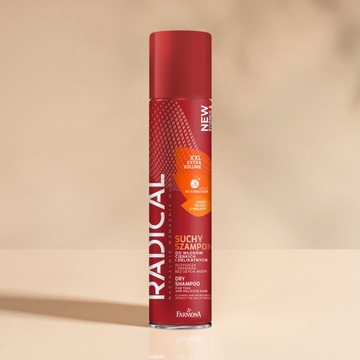 RADICAL Сухой шампунь для тонких и нежных волос, МЕГА ОБЪЕМ 180мл