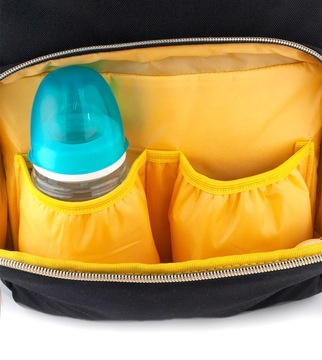 РЮКЗАК Canpol СУМКА ДЛЯ КОЛЯСКИ С ПЕЛЕНАТОРОМ Черный + ЭЛЕКТРОННАЯ КНИГА