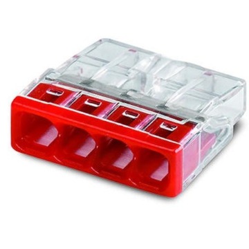 БЫСТРОСОЕДИНИТЕЛЬ WAGO ДЛЯ ПРОВОДА 0,5-2,5 мм 1 шт.