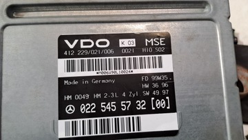 JEDNOTKA MOTORU 0225455732 MERCEDES ML W163