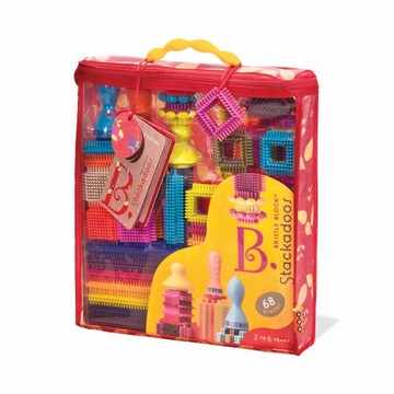 Klocki jeżyki w torbie - Bristle Block Stackadoos