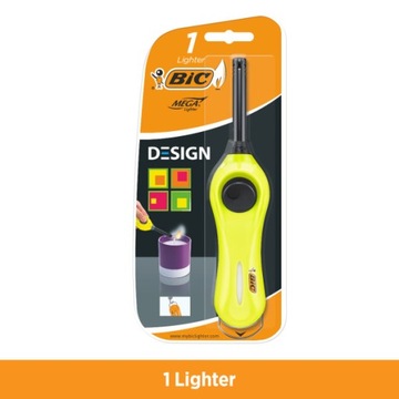 BIC MEGALIGHTER ZAPALNICZKA ZAPALARKA FLUO