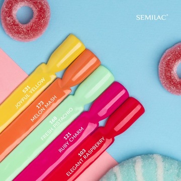 SEMILAC HYBRID ЛАК 103 ЭЛЕГАНТНАЯ МАЛИНА 7МЛ