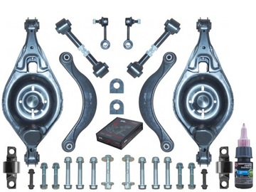 WAHACZE TULEJE MAZDA 6 2002-2007 KOMPLET ŚRU TYŁ