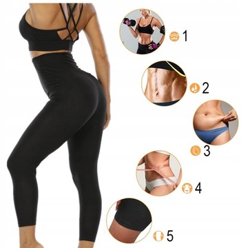 ТЕРМОЛЕГИНГИ ЖЕНСКИЕ ФОРМИРОВАНИЕ ДЛЯ ПОХУДЕНИЯ ЧЕРНЫЕ 2XL/3XL