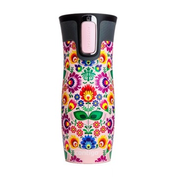 Kubek termiczny Contigo West Loop Folklor różowy 470 ml