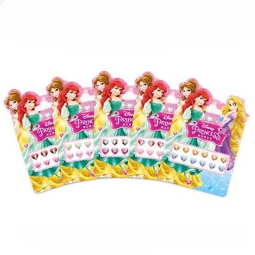 Disney girls Frozen elsa Anna 3D earrings stickers Princess Sophia Mickey