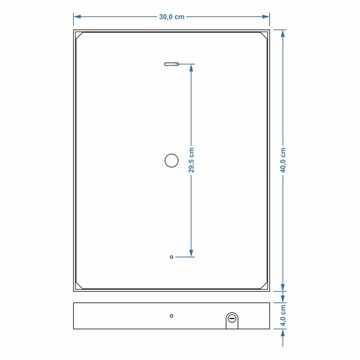 Подсветка номера дома, адресная доска, адрес РПБ LED 30x40