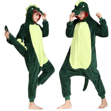 DINOZAUR KIGURUMI DINO ONESIE DRES PIŻAMA GRU