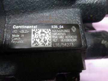 QASHQAI 1.5 DCI 12R 110KM A2C53252602 00504A8 ČERPADLO VSTŘIKOVAČE